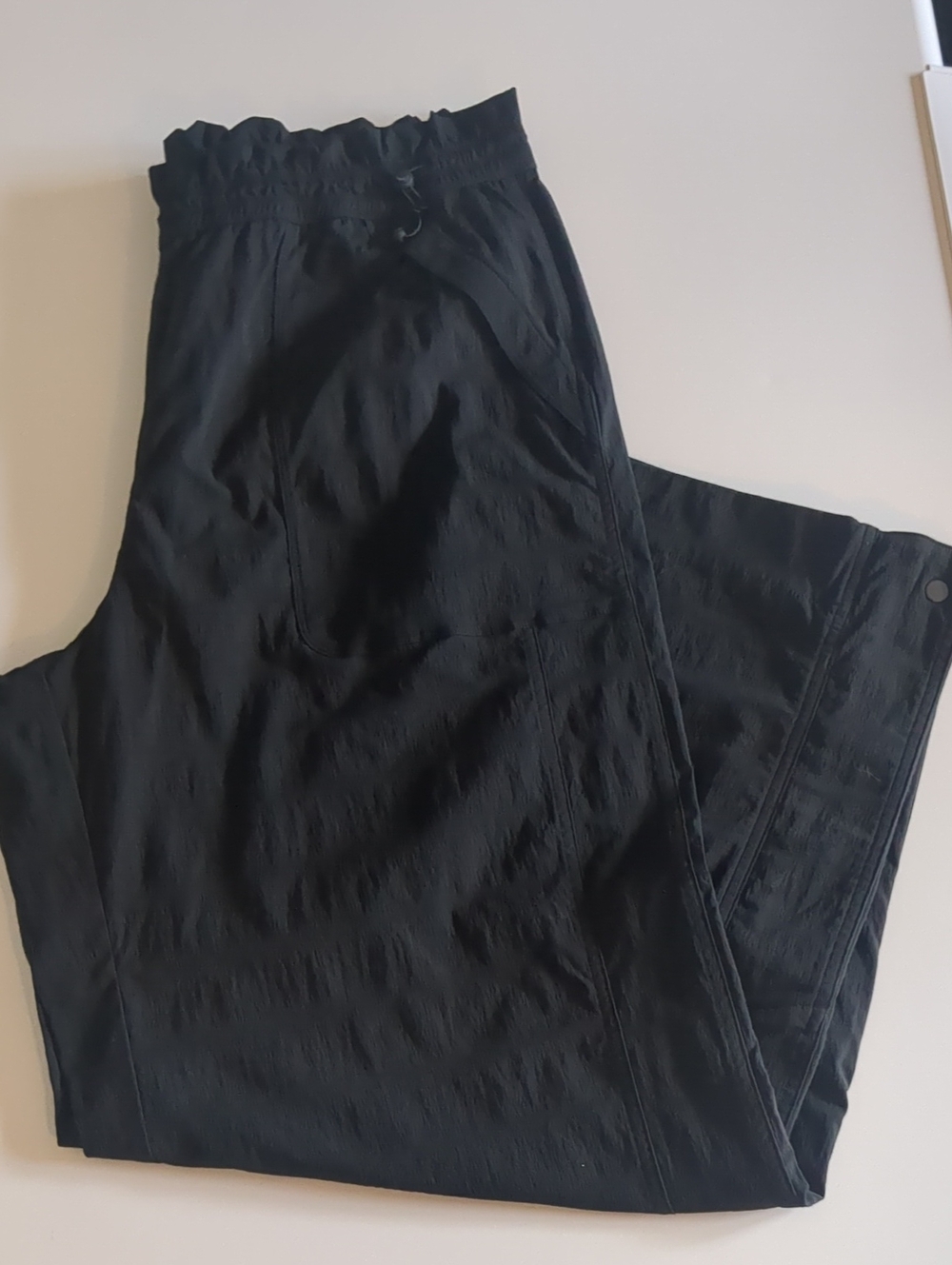 Athleta Trekkie Parachute Pant XL Black